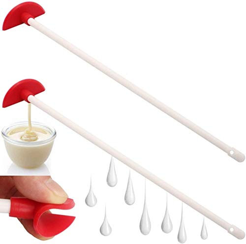 2 Stück Silikonflaschenschaber, flaschenschaber silikon, Silikonflaschen Dosen Butter Spatel Schaber Reinigungswerkzeug,um den letzten Tropfen zu erhalten