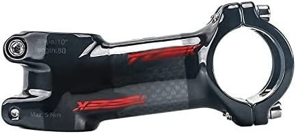 ZECHAO Carbon Mountain Bike Stem,10/17/25/35 Degree Stem 31.8mm Handlebar Stems 60/70/80/90/100/110/120mm Riser BMX MTB Parts Bike Stem (Color : Black, Size : 35 Degrees-100mm)