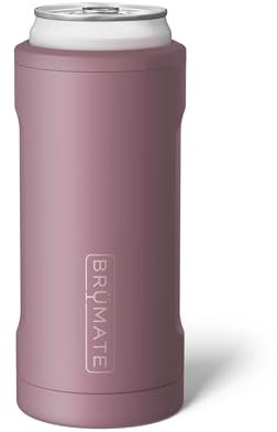 BrüMate Hopsulator – Refroidisseur de canette mince isotherme pour canettes fines de 340 ml – Porte-boisson isotherme en acier inoxydable pour eau de Seltzer dure, bière, soda et boissons énergisantes