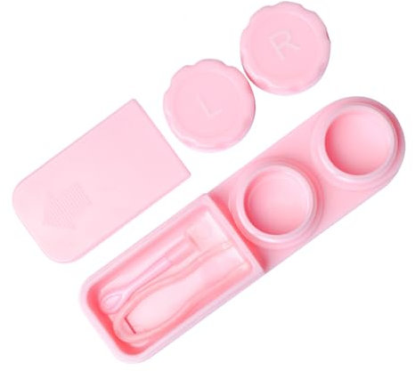 MYSUNBAR Contact Lens Container Box, Contact Lens Box, Companion Box, Portable, Simple Contact Lens Box, Beauty Contact Care Storage Box, multicoloured, Pocket organiser