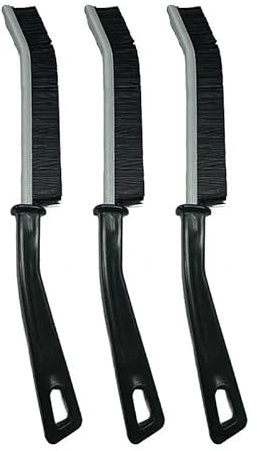 Crevice Cleaning Brush, Grout Cleaner for Windows, Tile, Home & Kitchen - Hard Bristle Brush (3PCs)