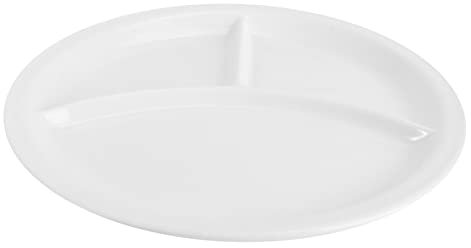 Ciieeo Piatto Porcellana Scomparti Per Colazione Steak e Dessert Design e Adatto e Ristoranti