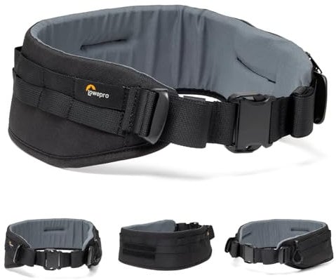 Lowepro ProTactic Utility Belt III, Cintura Fotografica Multifunzione, Compatibile con Zaino ProTactic 350/450 III, Sistema Modulare Toploader per Porta Obiettivi, Passante per Sliplock, Accessori