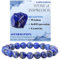 Bivei Lapislazuli - Selbstausdruck Perlenarmband für Frauen 8mm Semi Precious Natural Stone Stretch elastischen Schmuck Yoga Geschenke