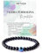 Netuza - Bracciale tormalina, occhio turco della fortuna, pietra naturale, mediano, Pietra, Tormalina