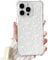 NITITOP Compatible with iPhone 14 Pro Case Clear with Four Corners Cute Bowknot Ribbon Heart Pattern for Women Girls Bow Soft TPU Shock-absorbing Protective Cover - White