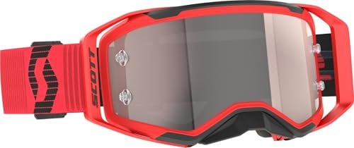 SCOTT Prospect 2.0 MX Goggle Cross/MTB Brille rot/schwarz/silberfarben Chrom Works