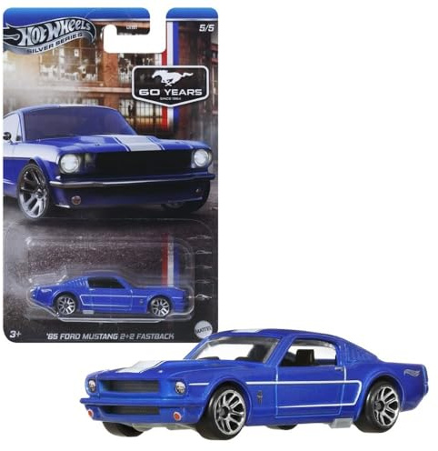 Ford Mustang Fastback 2+2 JBY54 | Hot Wheels Silver Series Fahrzeug