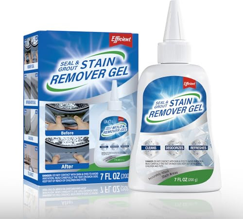 Kalkentferner Dusche Stark, für Waschmaschinen- und Kühlschrankdichtungen, Toilette, Badezimmer, Küchenspüle, Fliesen- und Fugenflecken, Badreiniger, Duschkabinenreiniger, Fliesenreiniger 200 g