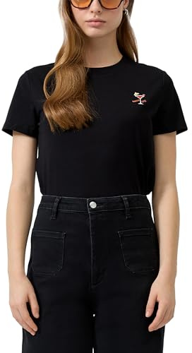 QS T-Shirt mit Stickerei