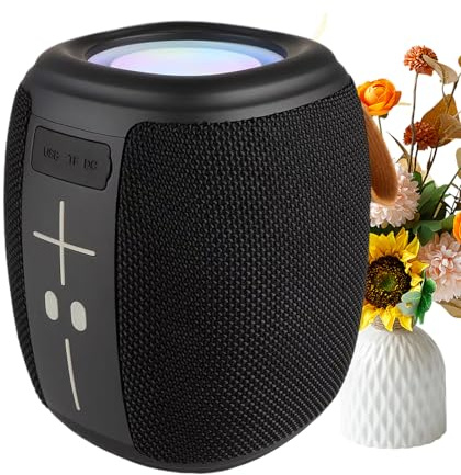 Loud Wireless Speaker - Waterproof Dustproof - Deep Bass Waterproof Speaker Wireless | for Home Bedroom Living Room Beach Camping Travel Party Christmas Stocking Stuffers