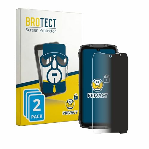 BROTECT 2 Stück Anti-Spy Blickschutzfolie für Ulefone RugKing 4 Pro Privacy Screen Protector [Displayschutz-Folie, Sichtschutz, Blaulichtfilter]