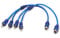 uxcell Cable 2 Macho A Hembra RCA Conector Divisor de Audio Adaptador para Coche