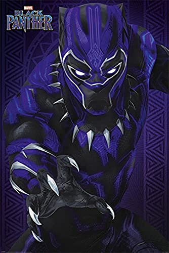 Black Panther Poster Glow (61cm x 91,5cm)