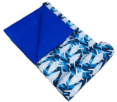 Wildkin Kinderschlafsack für Jungen und Mädchen, Inklusive Kissen und Stuff Sack, perfekte Größe für Schlummer-Partys, Muster mit unserem Nap Mats koordinieren und Brotdosen