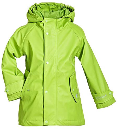 BMS Kinder Regenmantel - 100% wasserdicht - limette - 122