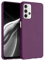 kwmobile Hülle kompatibel mit Samsung Galaxy A32 5G Hülle - weiches TPU Silikon Case - Cover geeignet für kabelloses Laden - Magenta Lila