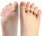 PEDIMEND 2X Gel Hammer Toe Splint Cushion | Hammer Toe Crest Pad | Gel Toe Separators | Toe Supports Hammertoes | Overlapping Toe Spacers | For Men and Women | Foot Care (Pink)