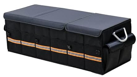 RUFD Faltbarer Auto-Kofferraum-Organizer für Mercedes-Benz GLE Coupe (C 167) / GLS (X 167) / CLS (C 257), Oxford-Tuch Große Kapazität Organizer und Aufbewahrung, Autozubehör,L