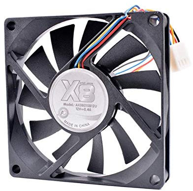AX08015B12U 12V 0.4A,Server Cooler Fan DC 12V 0.40A, Double ball bearing air volume computer CPU cooling fan for AX08015B12U