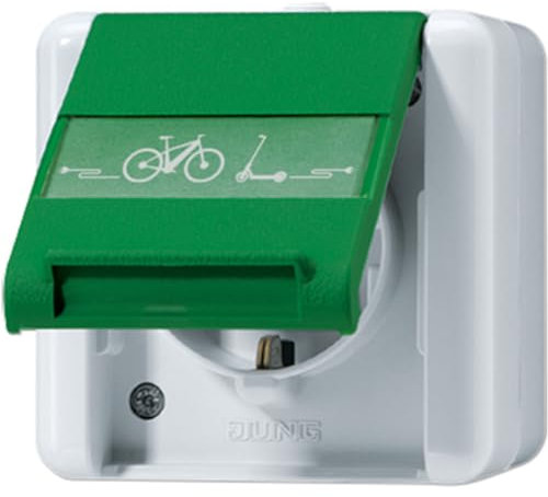 SCHUKO® Steckdose 16 A/250 V~ (Referenz: Jung 820GNNAWEB)