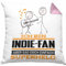 Indie-Fan Geschenk Kissen mit Füllung 40x40 Ich Bin Indie-Fan Aber Sag Doch Einfach Superheld Lustige Geschenkdiee für Indie-Fan (Rosa)