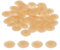 sourcing map 100PCS Screw Cap Covers, 17mm Waterproof Plastic Screw Decorative Caps for Phillips Cam Lock Nuts Self-Tapping Screws, Light Yellow
