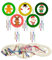 DIY Weihnachten Kinder Windspiel Handwerk Weihnachten Windspiel Handwerk für Kinder aus Holz Kinder DIY Weihnachten Windspiel Handwerk für Weihnachten Party Winter Kindergeburtstag (Kreisform)