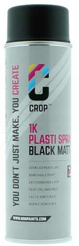 CROP Plastic Dip Spray SCHWARZ MATT Spraydose 500ml
