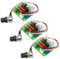 Riisoyu 3pcs 2000W AC Motordrehzahlregler, 25A 50V-220V Hochleistungs-SCR-Motordrehzahlregelplatine mit Kabelgebundenem Modul Dimmer Drehzahlregler Led Dimmer Stabilisator Transformator Schalter