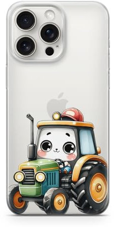 Sunny-Case Handyhülle Traktor grün Feld 362 Schutz Bumper Cartoon kompatibel mit Samsung S23