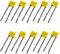 10 Stück 0.22uF 275V X2 Sicherheits Kondensatoren, LED Entstörkondensator für Hochdichte Leiterplatten, Kondensator Lampe, High Density Leiterplattenbauteile, Nicht-Beleuchtete LED Lampen