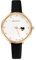 OFFCUP Damenuhr, Damen Analog Quarz Uhr Damen Armbanduhr mit Lederarmband, Damen Uhr Minimalistische Mode Armbanduhr für Frauen Kleideruhr
