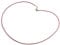 CrystalAge Leather Cord Necklace - 16inch (Dusky Pink) - 1 Cord Necklace