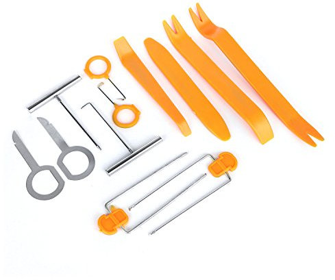 Ytian 12Pcs Auto Demontage Werkzeuge Auto Radio Audio Stereo Demontage Set