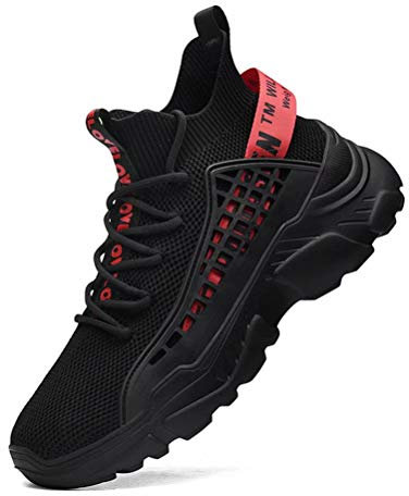 FUSHITON Turnschuhe Herren Sportschuhe Laufschuhe Joggingschuhe Sneakers Freizeit Schuhe Outdoor Straßen Traillauf Fitnessschuhe