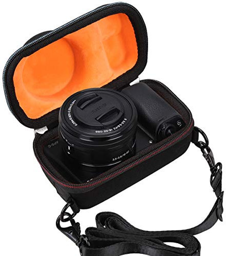 Mchoi Custodia rigida da viaggio EVA per fotocamera digitale mirrorless Sony Alpha a6000/a6400/a6600/a6100/a5100, solo custodia