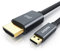 CSL - 8k micro HDMI auf HDMI 2.1 Kabel 2m - 3D – UHD II- 7680 x 4320@120Hz mit DSC - HDR - ARC - Typ D auf Typ A - Nylon Brading - für Raspberry Pi 4, Gopro, ODROID, Kameras, Tablets Notebooks
