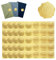 SEMINISMAR Wachssiegel Selbstklebend,Briefumschlag Aufkleber Geprägtes Herz,Sticker Hochzeit Aufkleber,Gold Geprägte Wachs Siegel Aufkleber,Hochzeit Umschlag Siegel Aufkleber Selbstklebende,100 Stück