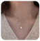 Yienate Zierliche Hochzeit Kristall Halskette Choker Kette Gold CZ Strass Anhänger Halskette Elegante Braut Brautjungfer Kristall Gefüllte Halskette Schmuck Geschenk für Frauen Mädchen