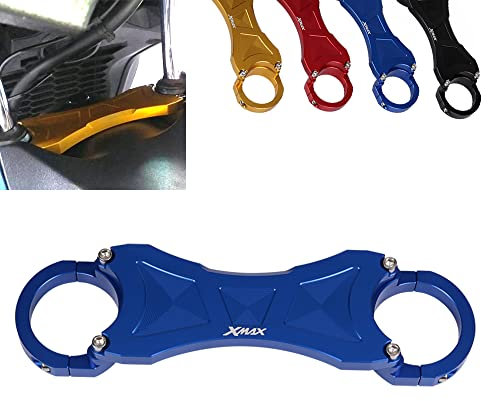 Moto Balance Ammortizzatore Ponte Forcella Forcelle Stabilizzatore Staffa per Yamaha X-MAX Xmax 300 250 125 400 XMAX300 (Blu)