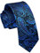 Enlision Paisley Herren Krawatte Blau Schmale Krawatte Seide Krawatten für Formelle Büro oder Hochzeit Business 6cm