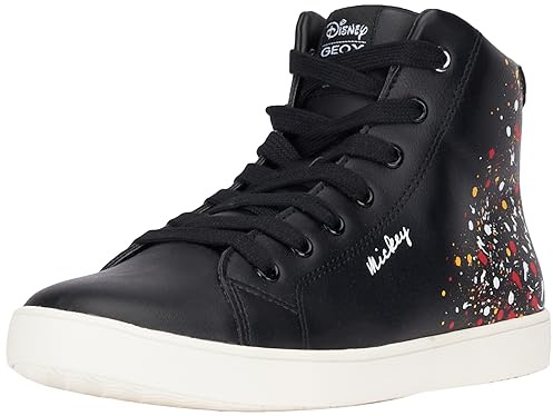 Geox Junior Girl J Kathe Girl Sneakers Black/Multicolor 39_EU