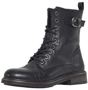 John Doe Jackie - Stivali da moto da donna, con tacco alto, colore: Nero, Nero , 37 EU