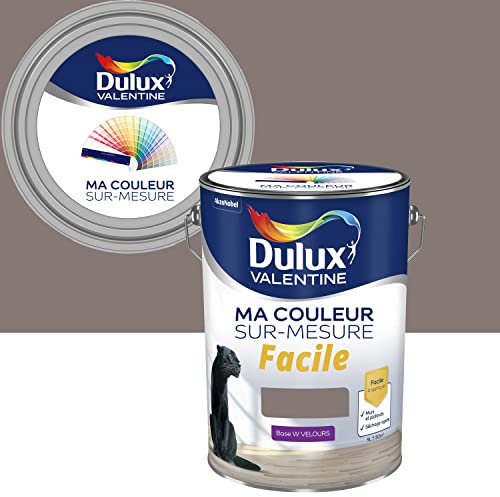 Ma Couleur Sur-mesure par Dulux Valentine – Peinture Intérieure Murs, Plafonds, Boiseries - Facile à appliquer - Velours Buche 5 L