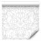 murando PREMIUM Vlies Tapete Deko Panel Fototapete Wanddeko 10 m Tapetenrolle Mustertapete Wandtapete modern design Dekoration - weiß grau geometrisch Blätter f-A-0772-j-a