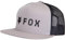 Fox Absolute Snapback Cap (one Size, Steel Grey)