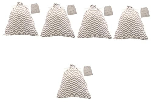 5 uds de almacenamiento de basura de pañales recambios de cubo de pañales cesta de lavandería de lavado de ropa pañal de tela pálida cubo de pañales de tela mojada 420d tela Oxford esencial sujetador