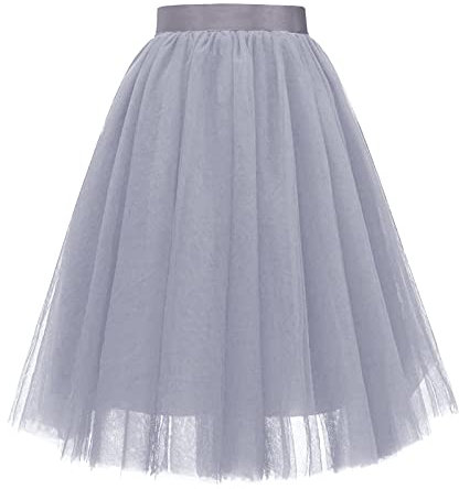 AMDOLE Lightning Deals of Today Prime Clearance Karneval Kostüm Damen Lila Tüllrock Damen Petticoat Bunt Damen Puffrock Mit Kurzen Ärmeln Tüllrock Grün Blau REH Damen Kostüm Tüllrock Damen Knielang