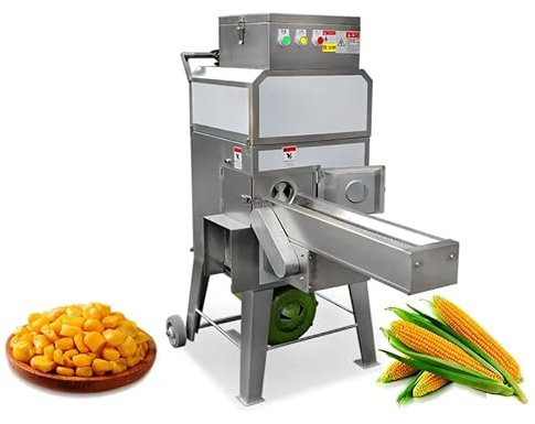 Automatic Electric Sweet Corn Sheller 500KG/H Fresh Corn Peeling Threshing Machine